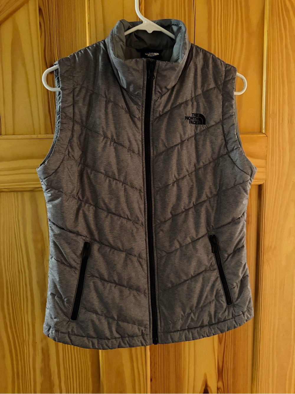 The North Face Women’s Gray Quilted Insulated Vest
